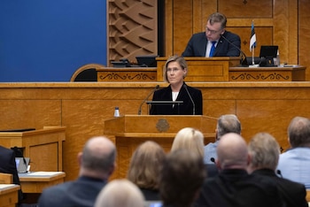 02/09/2026 La nueva presidenta de Estonia, Ulle Madisea.
POLITICA
RIIGIKOGU