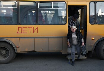 Miles de ucranianos fueron evacuados