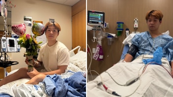 Johan en el hospital. (GoFundMe/Help