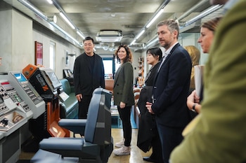 La presidenta de la comunidad