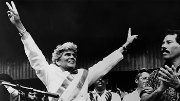 Violeta Barrios de Chamorro derrotó