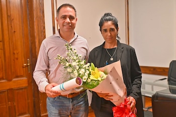 Paola Figueroa fue distinguida por