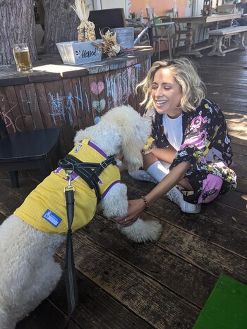 Evento solidario de Victoria Vanucci - perros