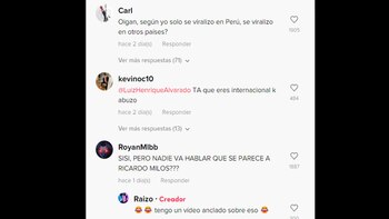 Más de un cibernauta mostró