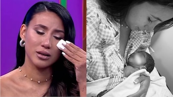 Samahara Lobatón se quiebra y