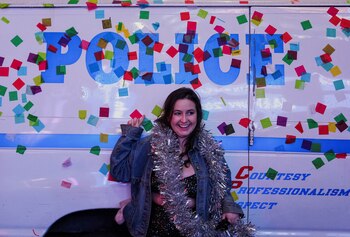 La Policía de Nueva York desplegó estrictas medidas de seguridad durante el evento. (REUTERS/Adam Gray)