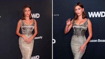 Hailey Bieber deslumbró con un