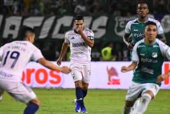 Falcao en el partido ante