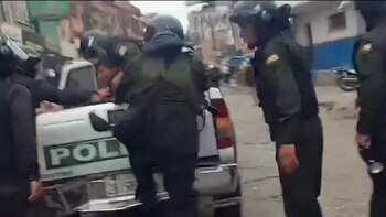 Los uniformados detuvieron a al