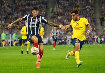 La final contra Monterrey en Concachampions 2021 marcó un antes y un después para Cáceres. REUTERS/Daniel Becerril
