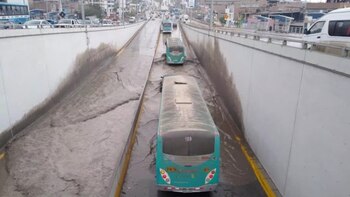 Fuerte lluvia vuelve a generar