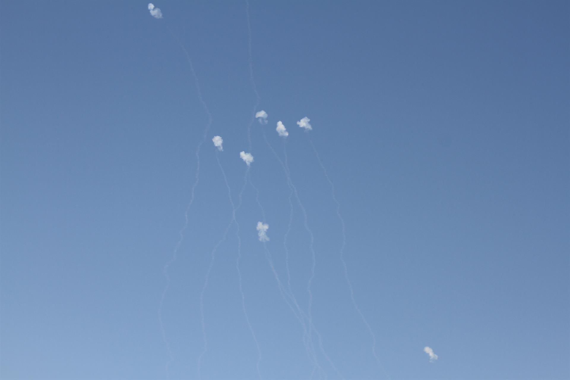 Ataques de Hezbollah interceptados por Israel (Europa Press)