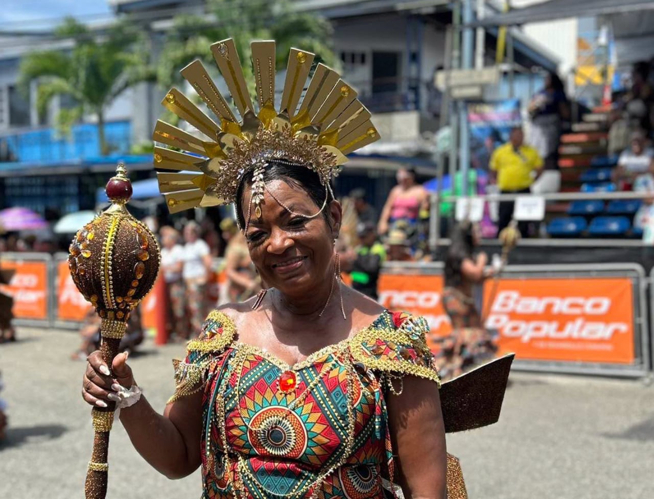La música de calipso volvió a ser protagonista de una de las celebraciones culturales más representativas del Caribe costarricense. Crédito: Banco Popular y de Desarrollo Comunal