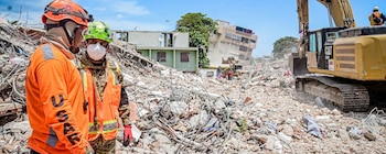 USAR El Salvador viajó a Venezuela por instrucción directa de Nayib Bukele para apoyar las labores de rescate./ (Secretaría de Prensa)