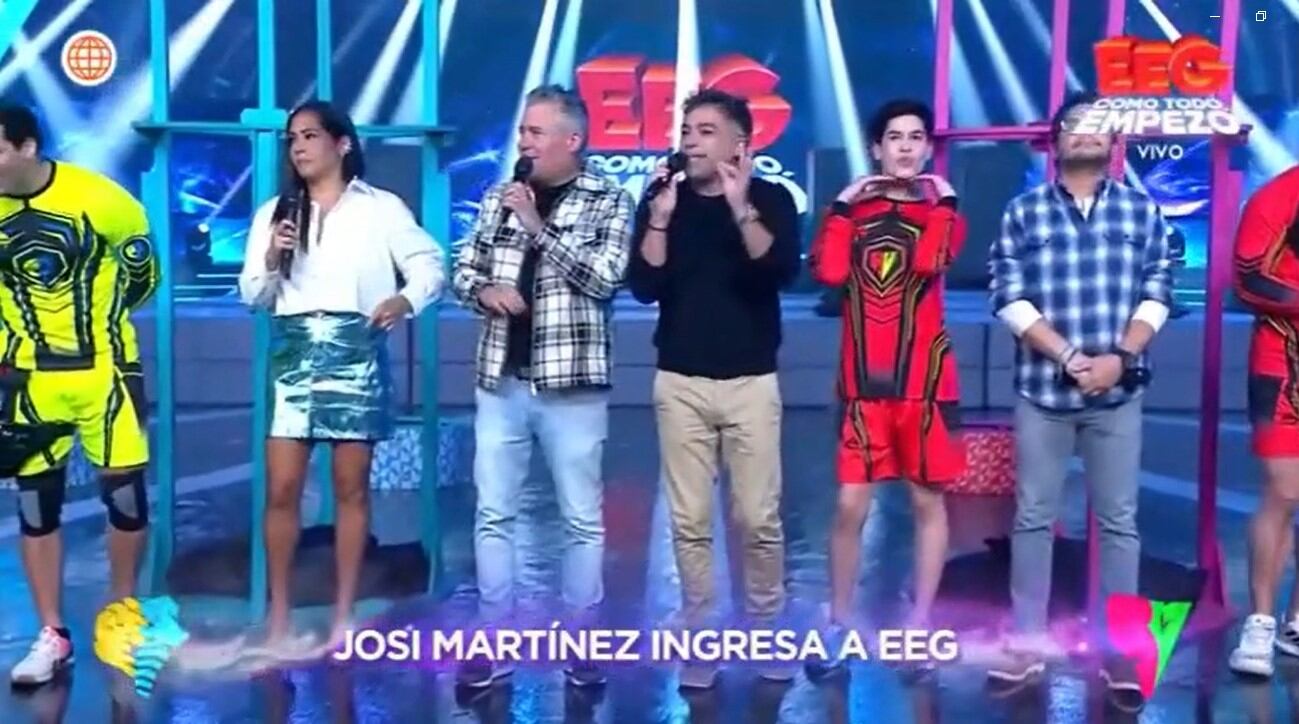 Josi Martínez ingresó a EEG y tuvo tenso encuentro con Valentino: “Vengo a callar bocas”