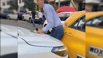 Conductor que le ‘tiró’ el