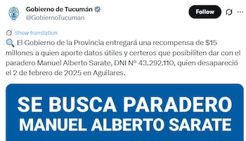 La publicación del Gobierno provincial (@GobiernoTucuman)