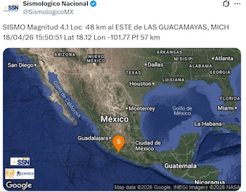 (X: Sismológico Nacional)