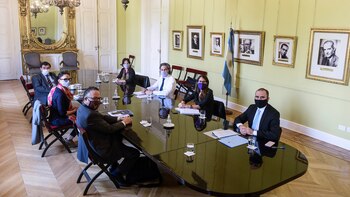 Reunión de Gabinete de hoy.