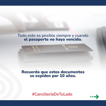 Los pasaportes deberán renovarse a