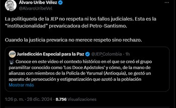 El exmandatario aseguró que la