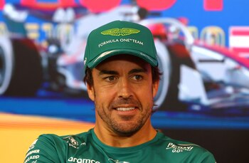 Fernando Alonso durante una rueda