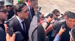 Christian Nodal provoca caos a su llegada al Reclusorio Oriente para evitar ser aprehendido