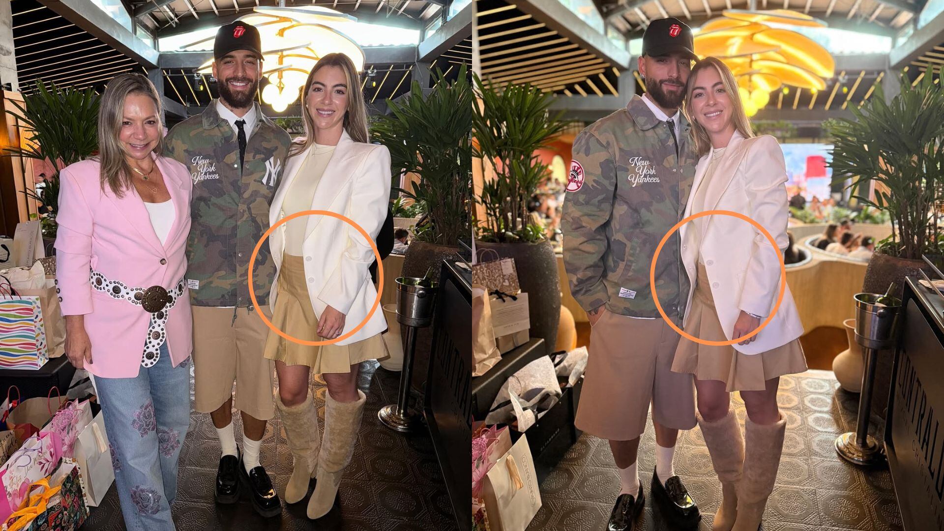 Los seguidores especulan sobre un posible nuevo embarazo de Susana Gómez, novia de Maluma - crédito @maluma/Instagram