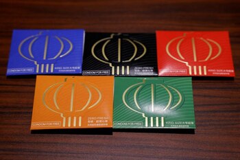 Envoltorios individuales de los preservativos