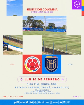 Afiche del partido de la