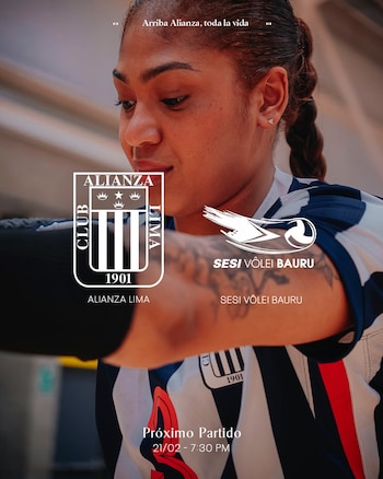 Banner de Alianza Lima presentando