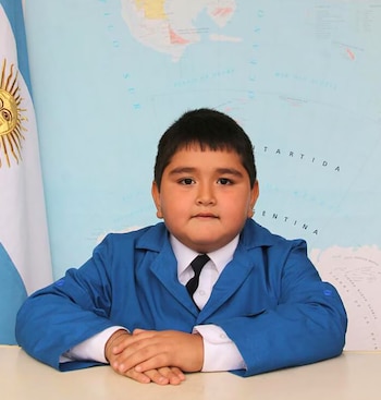 Matías Suárez tenía apenas ocho años