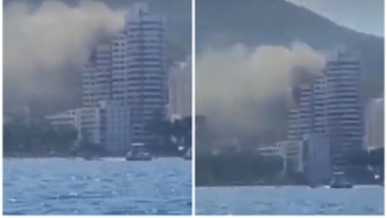 Incendio en un edificio turístico de El Rodadero, en Santa Marta, obligó a evacuar a residentes y turistas