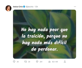 Los mensajes contundentes de Jésica