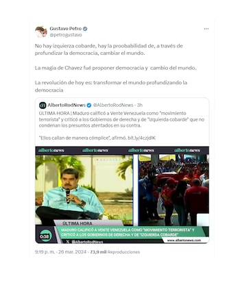 El presidente Petro le contestó