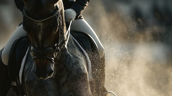 Montura olímpica, jinete concentrado, caballos de élite, deportes ecuestres internacionales, agilidad equina, competencia mundial, precisión deportiva, tradición olímpica - (Imagen Ilustrativa Infobae)