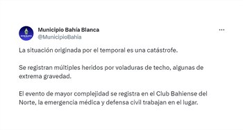 El primer comunicado publicado por