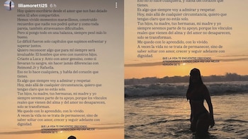 Separación confirmada: el mensaje de Lilia Moretti luego del mea culpa de Reimond Manco.