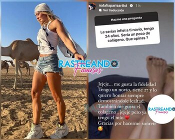 Natalia París le respondió a