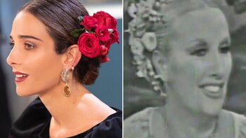 El peinado estilo flamenco de