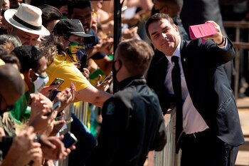 El senador e hijo del