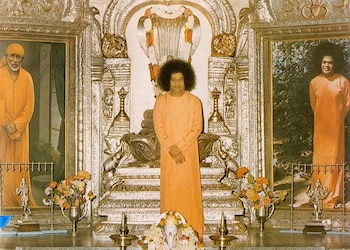 Sai Baba en su ashram