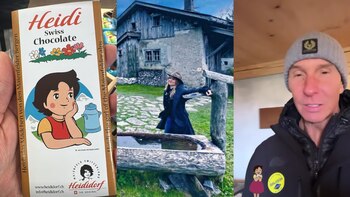 Los famosos visitaron la casa