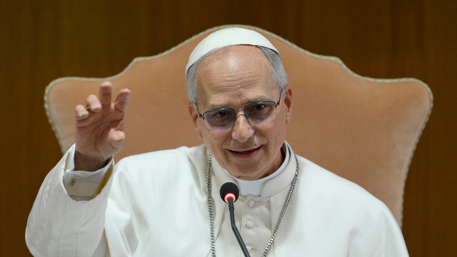 El papa León XIV no ha confirmado audiencia con Dina Boluarte. (Foto: Vatican News)