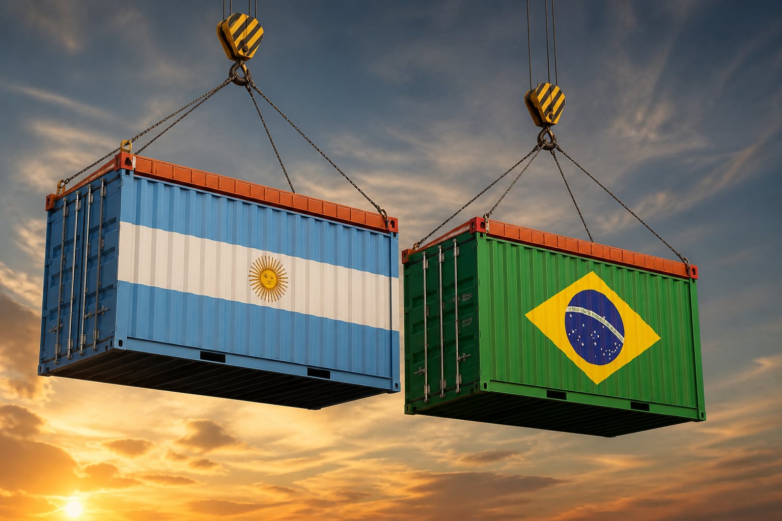 Las exportaciones a Brasil crecieron 6,7% en agosto, mientras que las importaciones cayeron 10% (Imagen Ilustrativa Infobae)