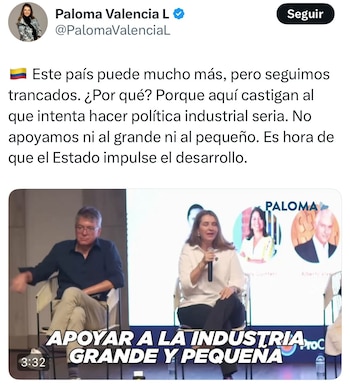 Paloma Valencia habla sobre la