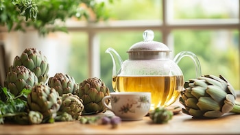 Té de alcachofa para aliviar