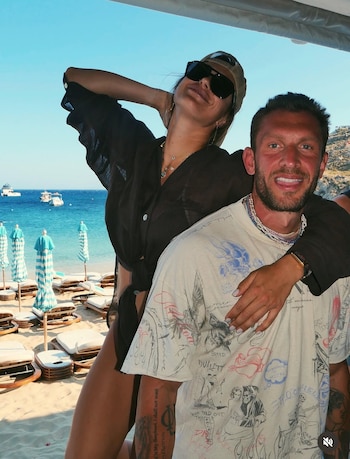 Aryna Sabalenka y Georgios Frangulis