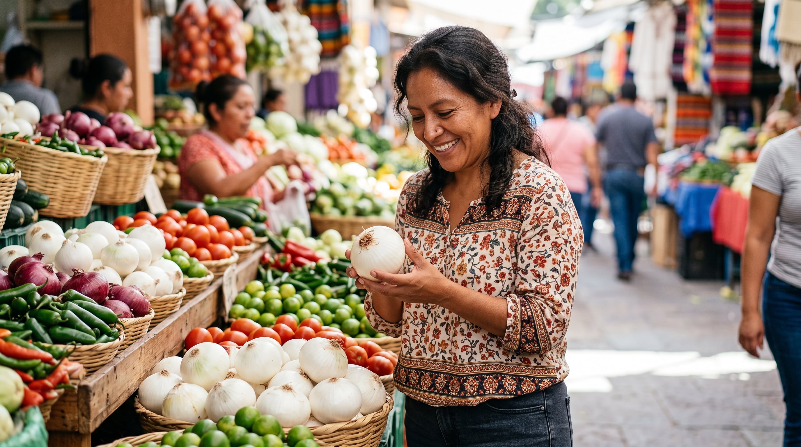 Una cebolla firme y con cáscara crujiente es señal de que está en buen estado para su compra. (Imagen Ilustrativa Infobae)