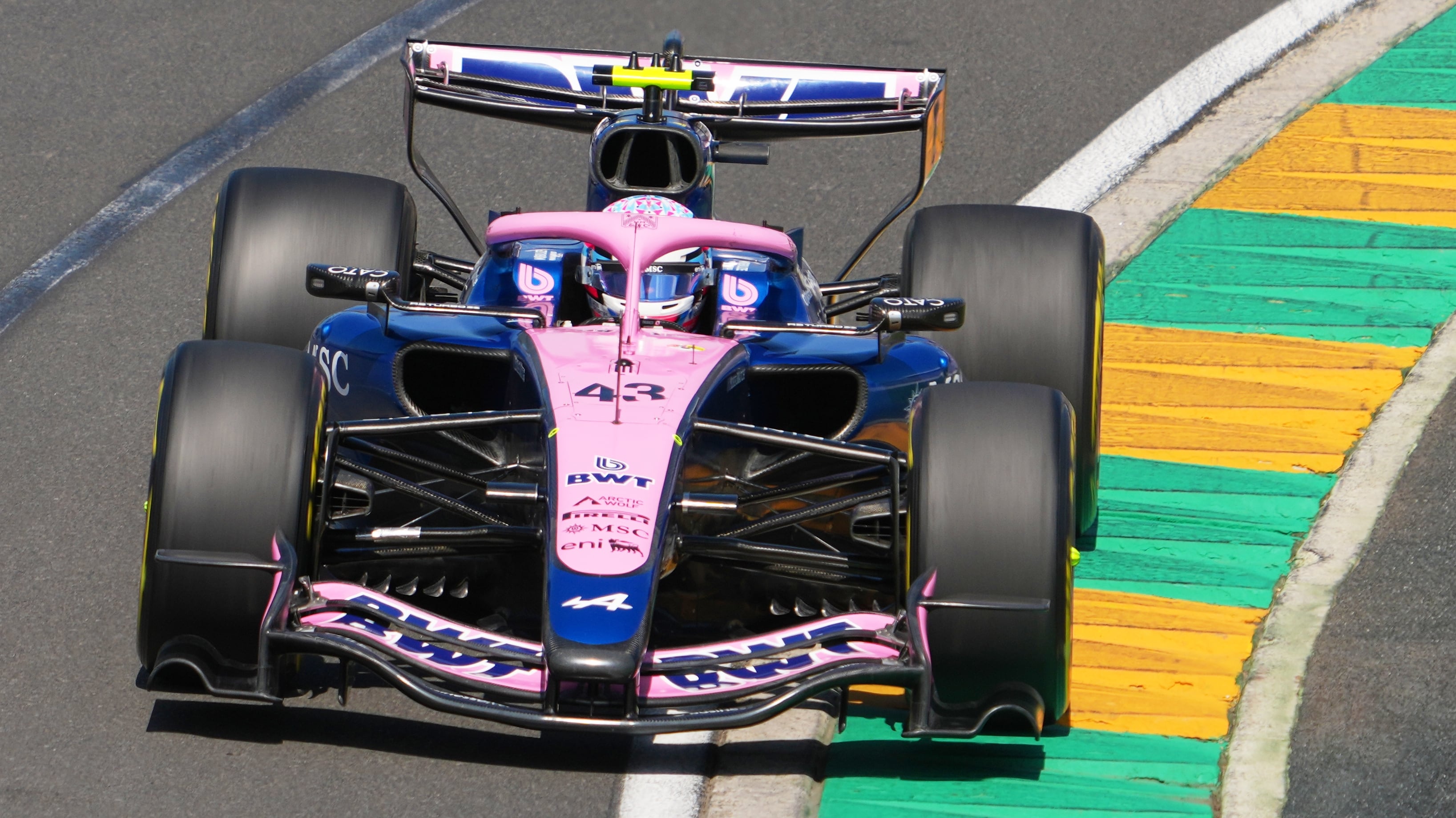 Franco Colapinto largará en la 16° posición el Gran Premio de Australia (AP Photo/Scott Barbour)